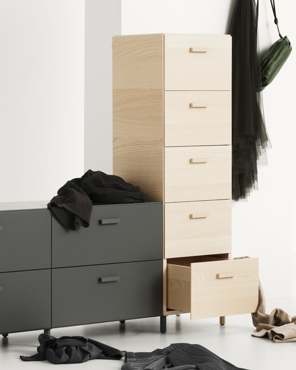 שידת מגירות Relief גבוהה - Idana Furniture