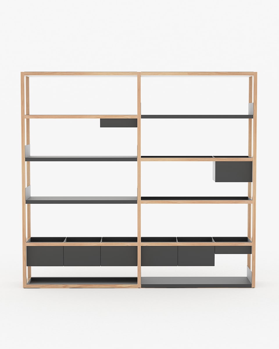 ספריית Lap Shelving tall - Idana Furniture