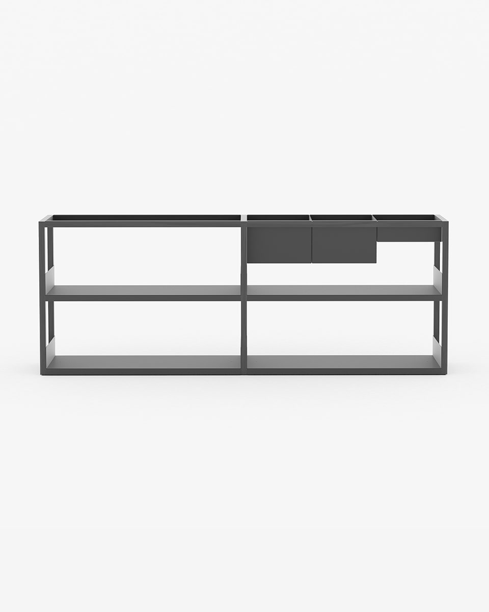 ספריית Lap Shelving low - Idana Furniture
