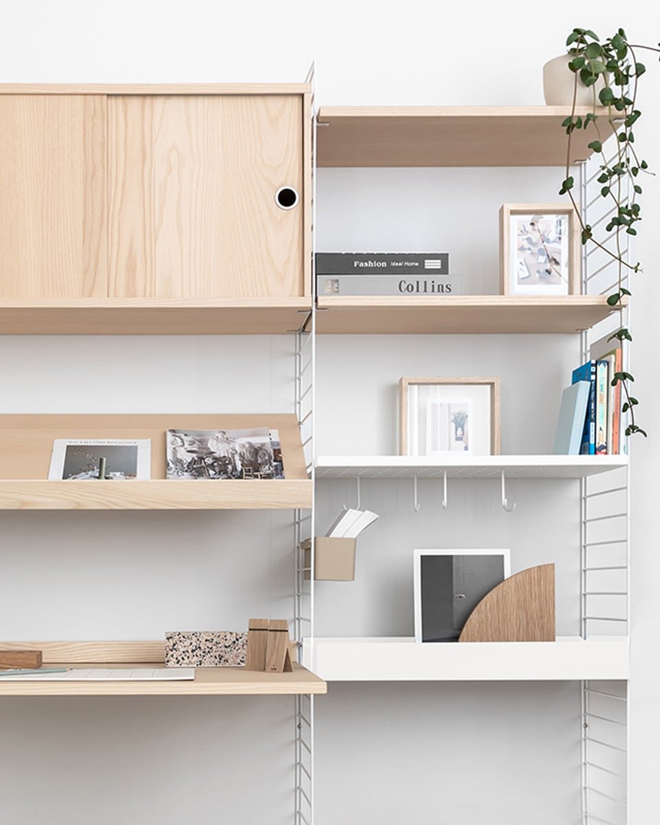 עמדת עבודה משולבת אחסון - Idana Furniture