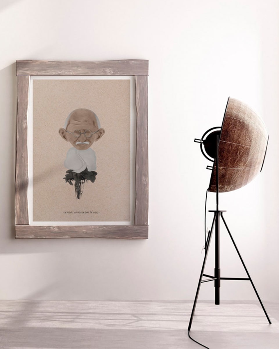 פוסטר Gandhi - Idana Furniture