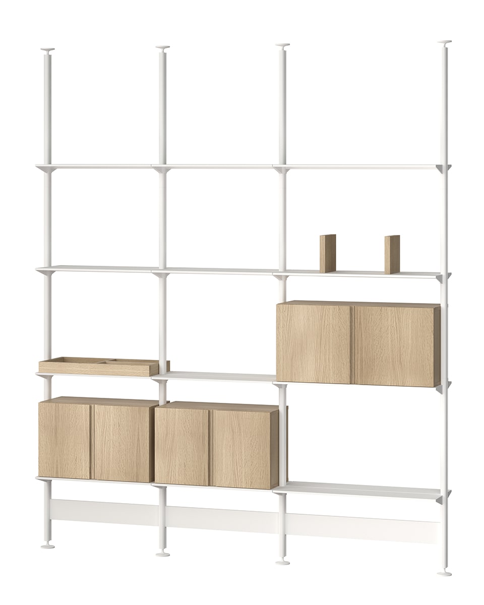 ספריית מדפים רחבה Pira תלוית תקרה - Idana Furniture