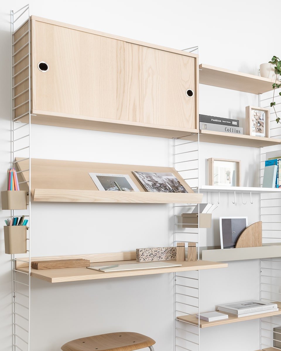 עמדת עבודה משולבת אחסון - Idana Furniture