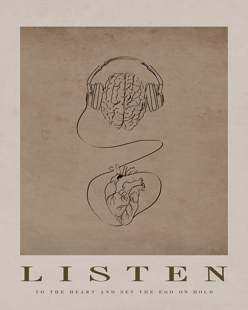 פוסטר Listen - Idana Furniture