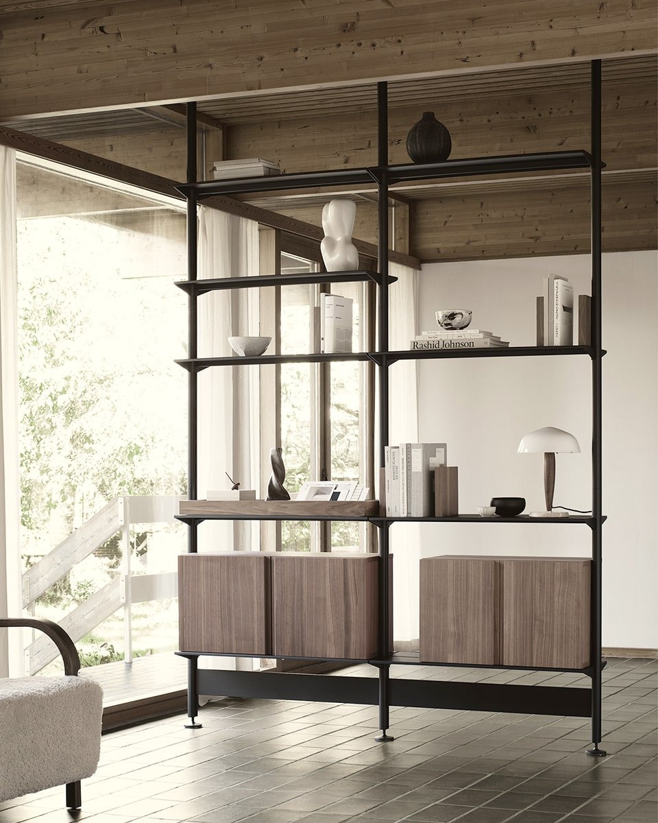 ספריית מדפים Pira תלוית תקרה - Idana Furniture