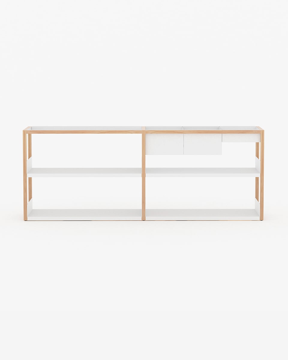 ספריית Lap Shelving low - Idana Furniture