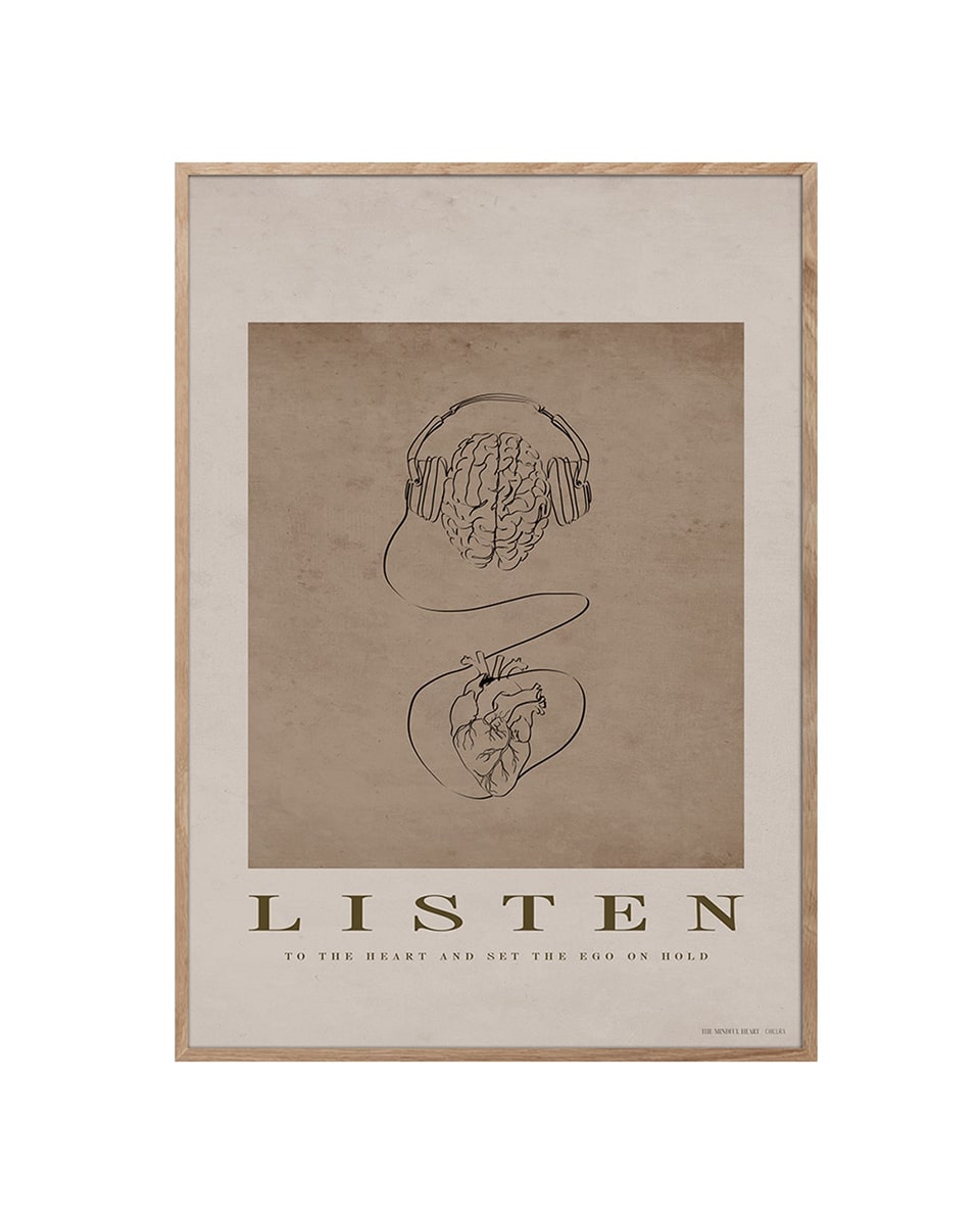 פוסטר Listen - Idana Furniture