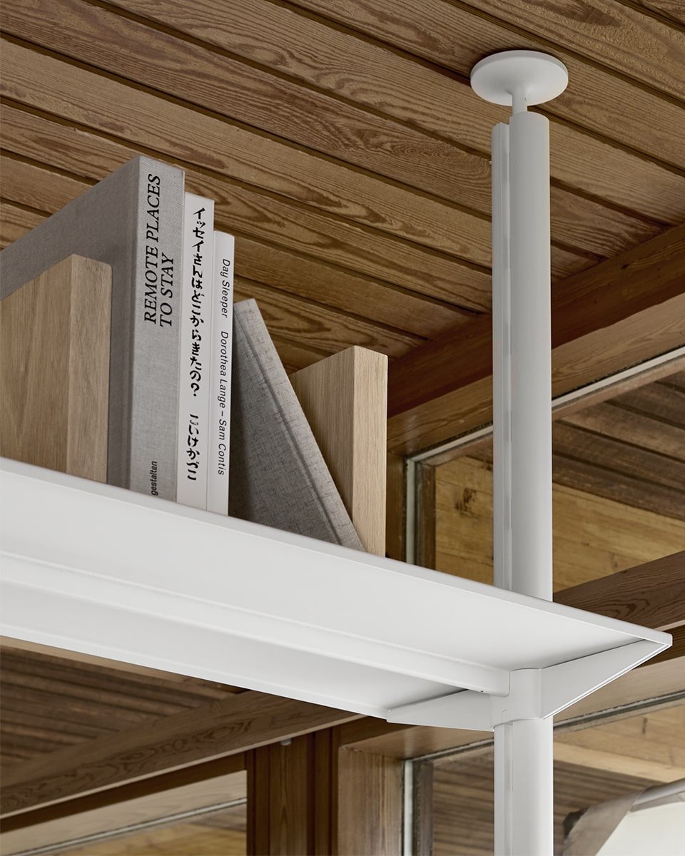 ספריית מדפים רחבה Pira תלוית תקרה - Idana Furniture