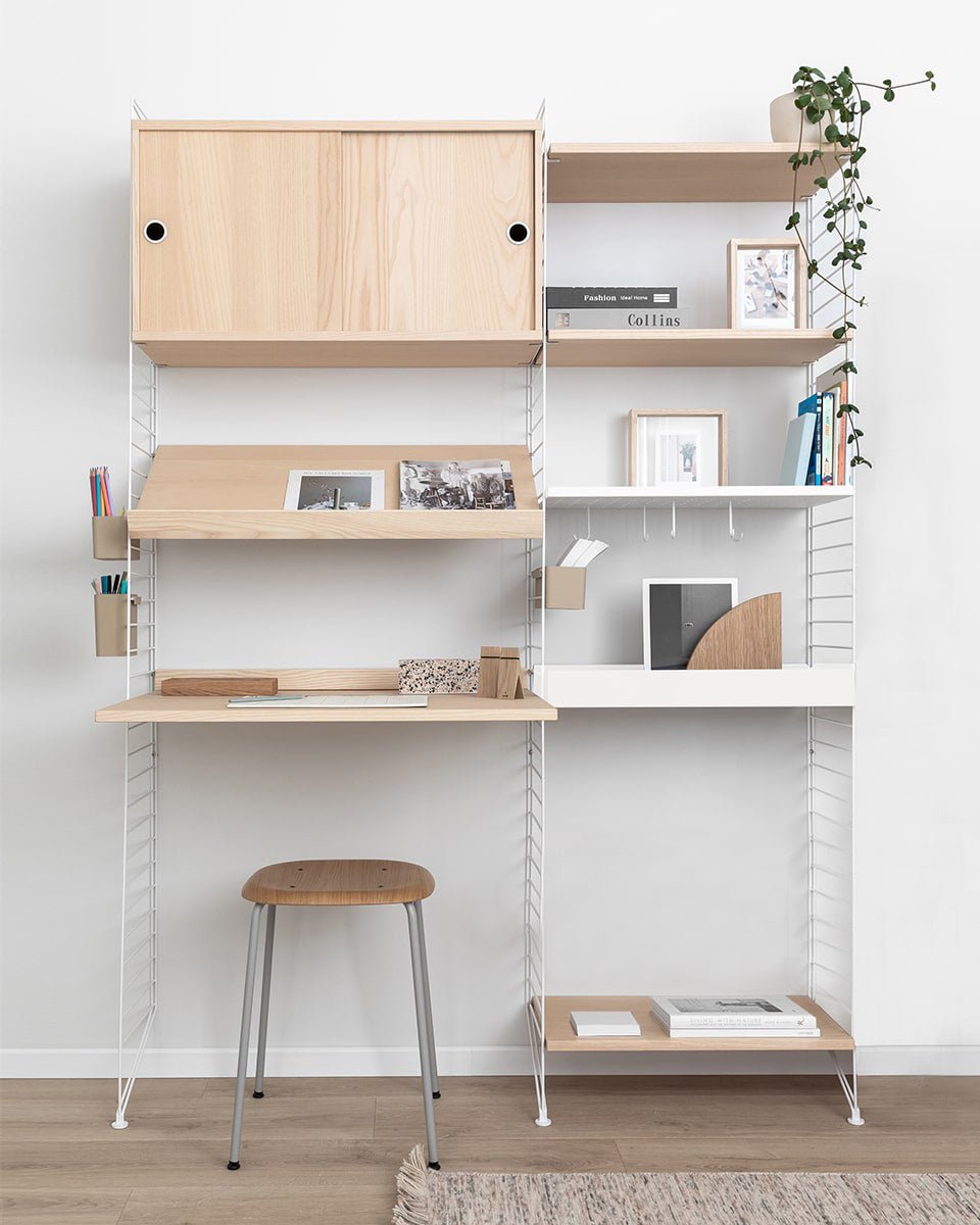 עמדת עבודה משולבת אחסון - Idana Furniture
