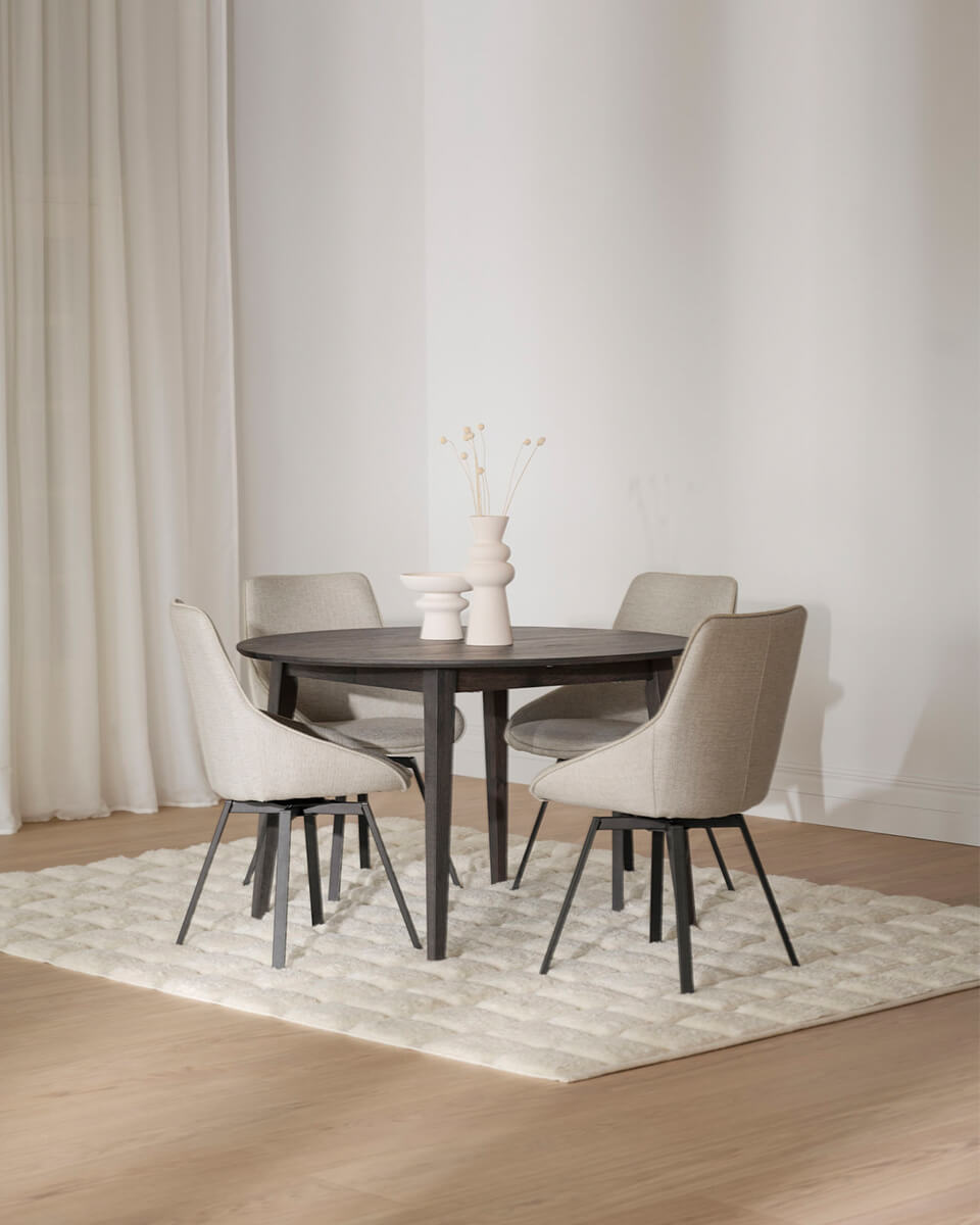 שולחן אוכל עגול Filippa - Idana Furniture