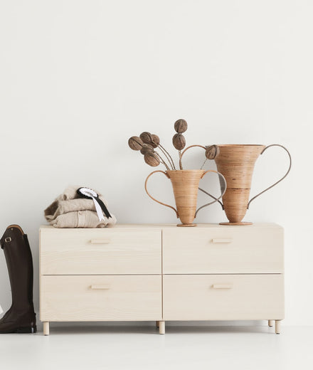 שידת מגירות Relief נמוכה - Idana Furniture