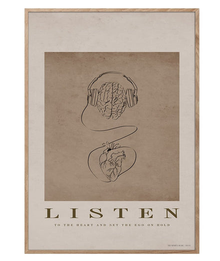 פוסטר Listen - Idana Furniture