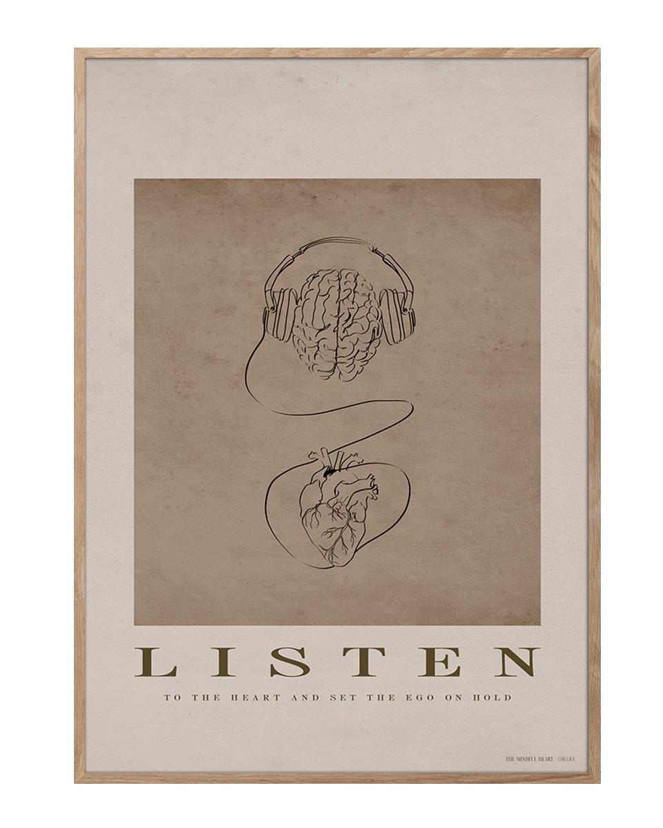 פוסטר Listen - Idana Furniture
