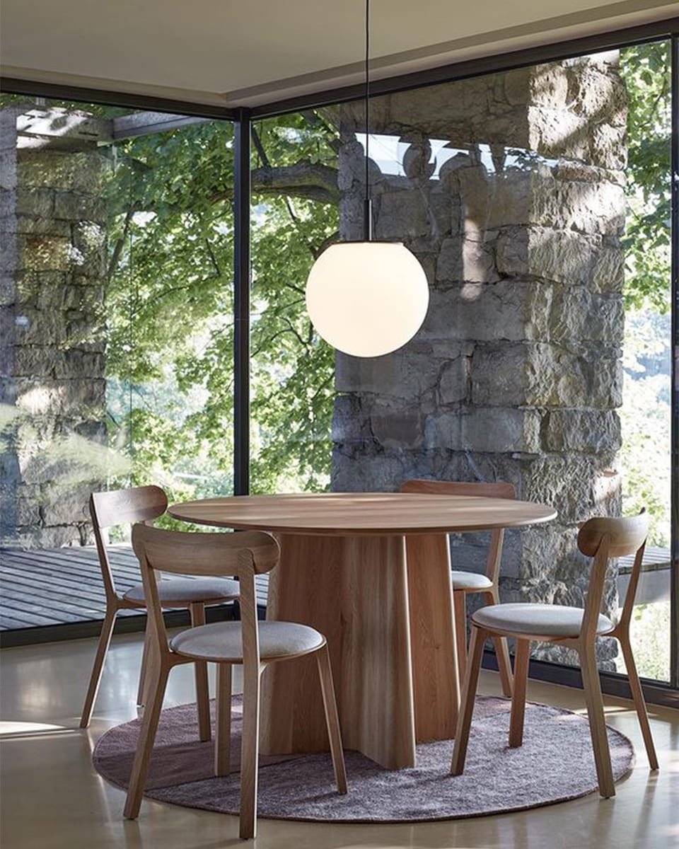 שולחן אוכל עגול Flame - Idana Furniture