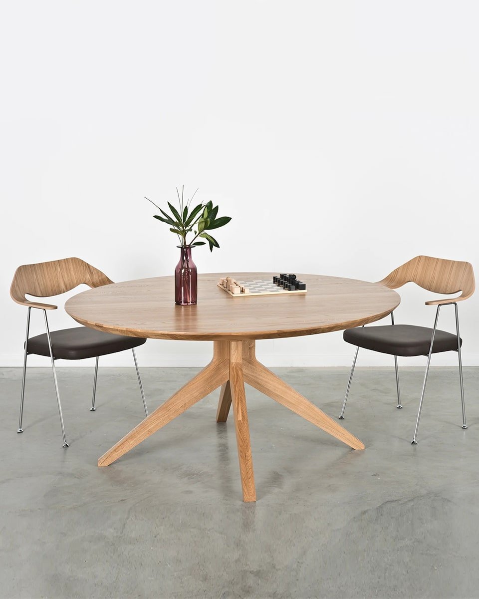 שולחן אוכל עגול Laroz - Idana Furniture