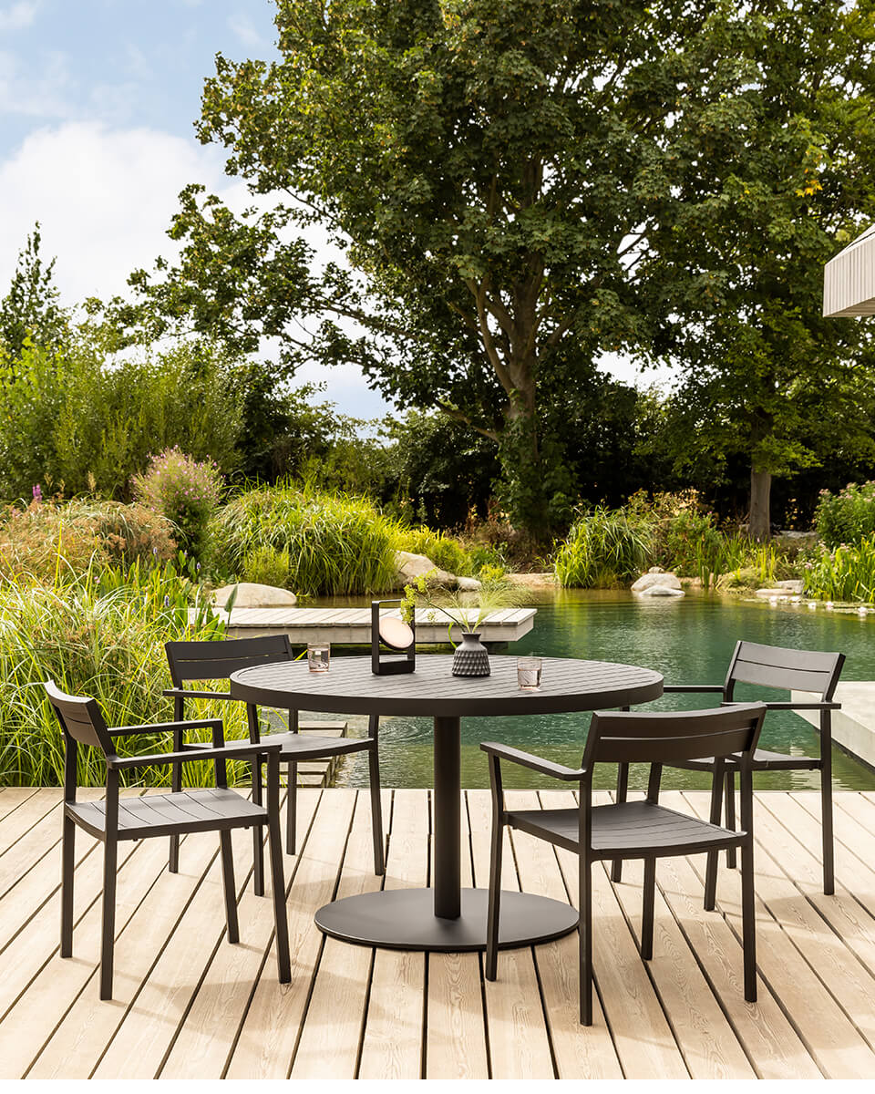 שולחן חוץ עגול Eos - Idana Furniture