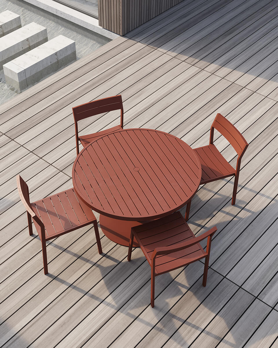 שולחן חוץ עגול Eos - Idana Furniture