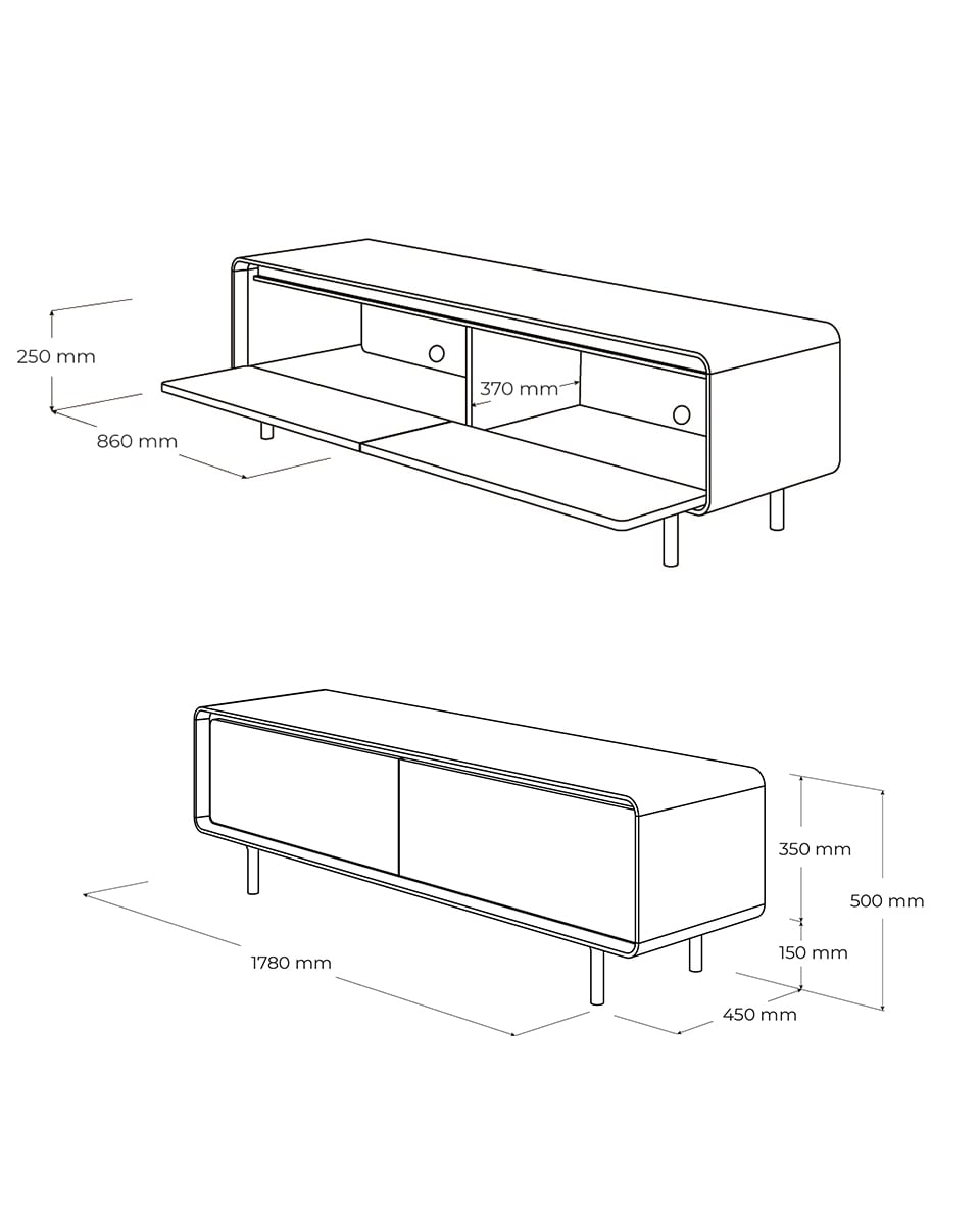 שידת טלוויזיה Olia - Idana Furniture