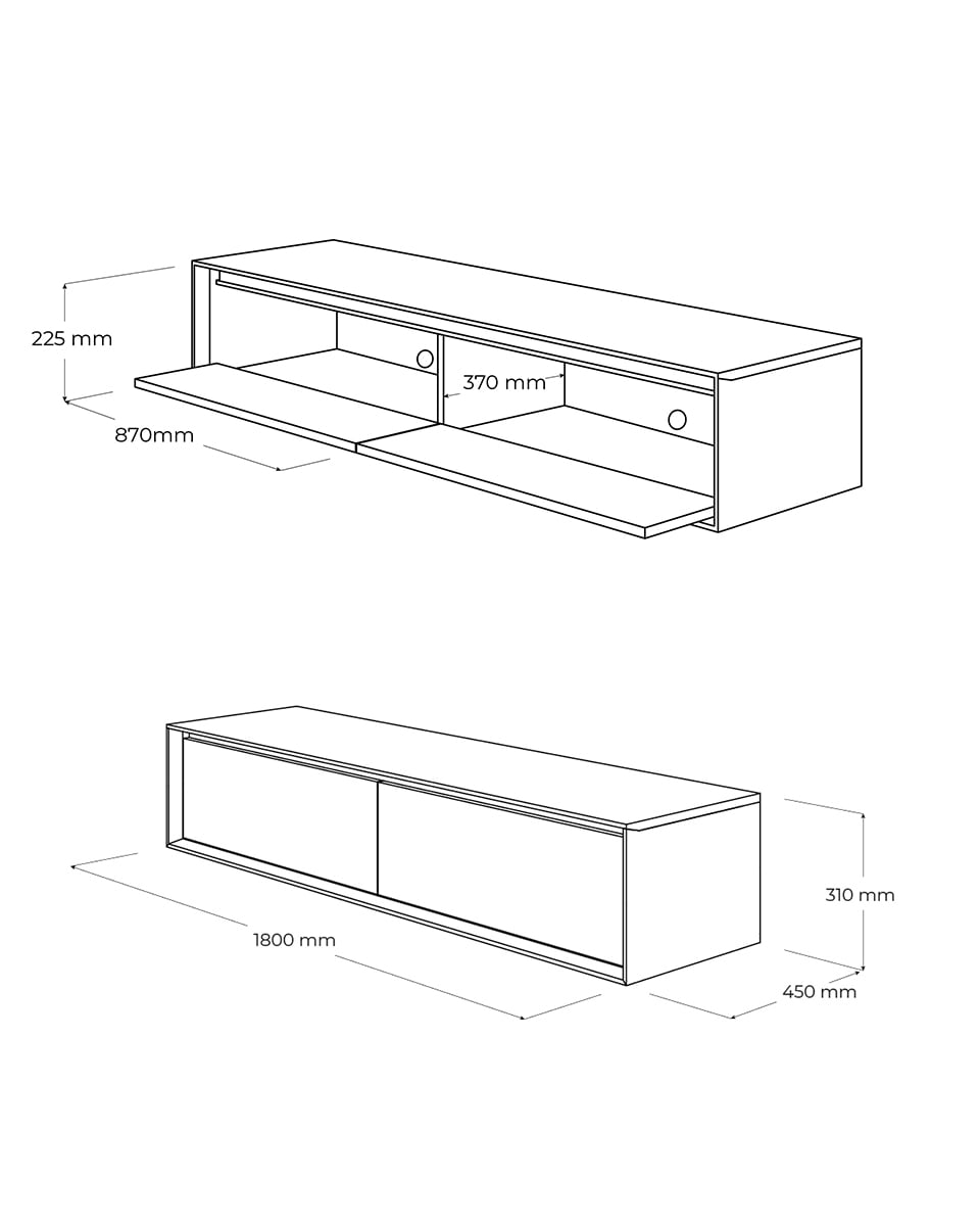 שידת טלוויזיה Link - Idana Furniture