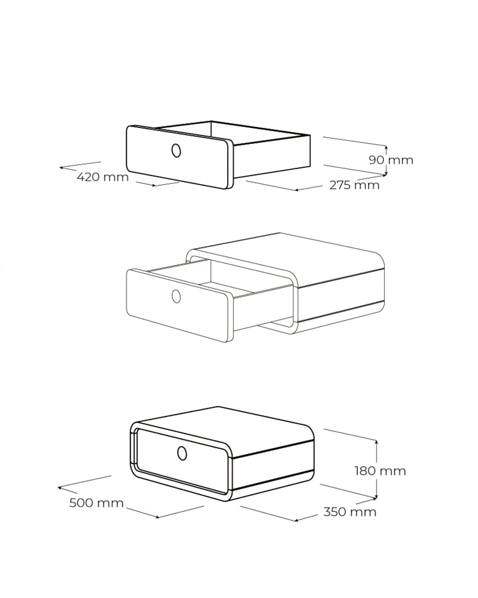 שידת מיטה Terra - Idana Furniture