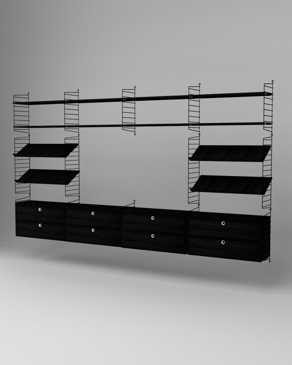 מזנון טלויזיה תלוי גדול - Idana Furniture