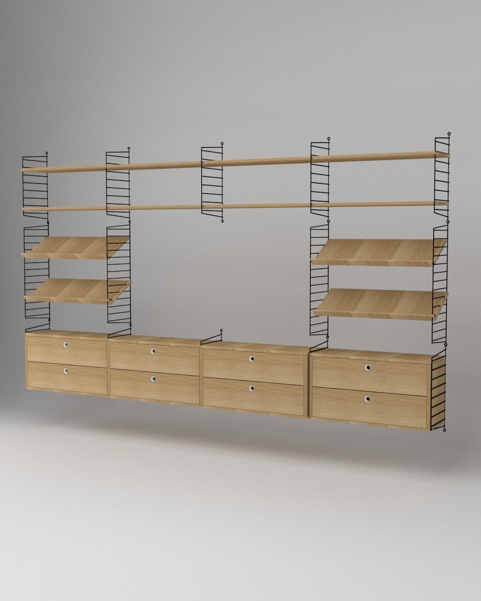 מזנון טלויזיה תלוי גדול - Idana Furniture