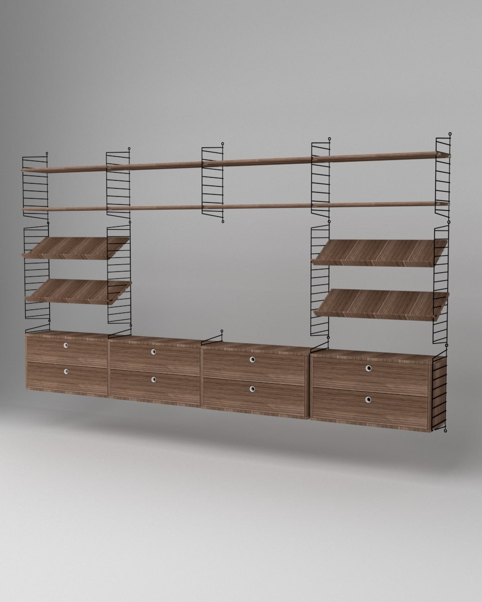 מזנון טלויזיה תלוי גדול - Idana Furniture