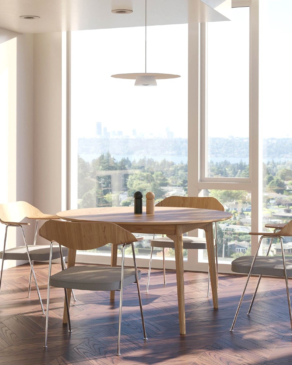 שולחן עגול נפתח Dulwich - Idana Furniture