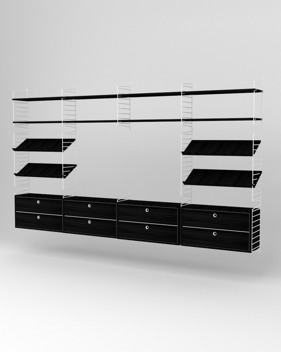 מזנון טלויזיה תלוי גדול - Idana Furniture