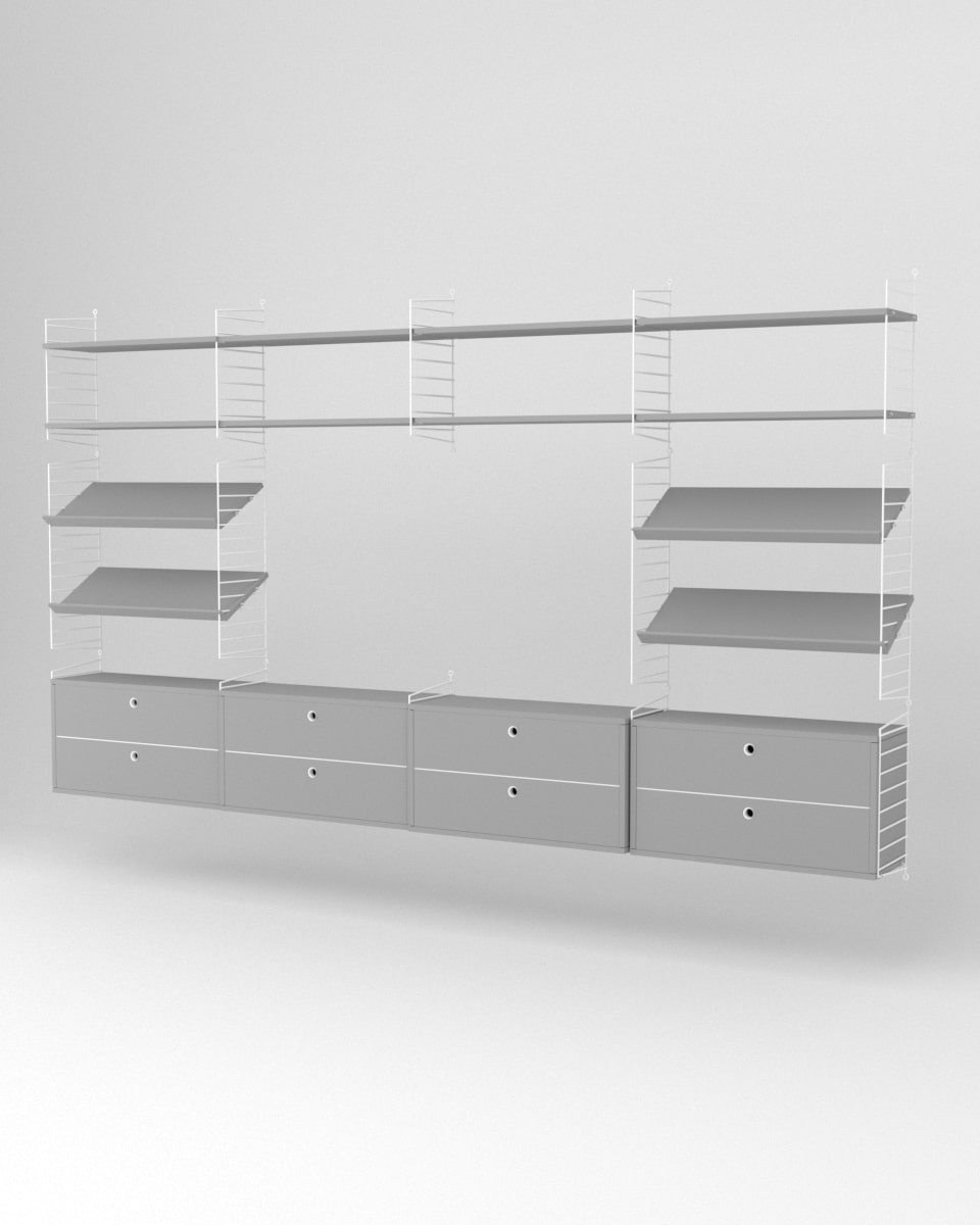 מזנון טלויזיה תלוי גדול - Idana Furniture