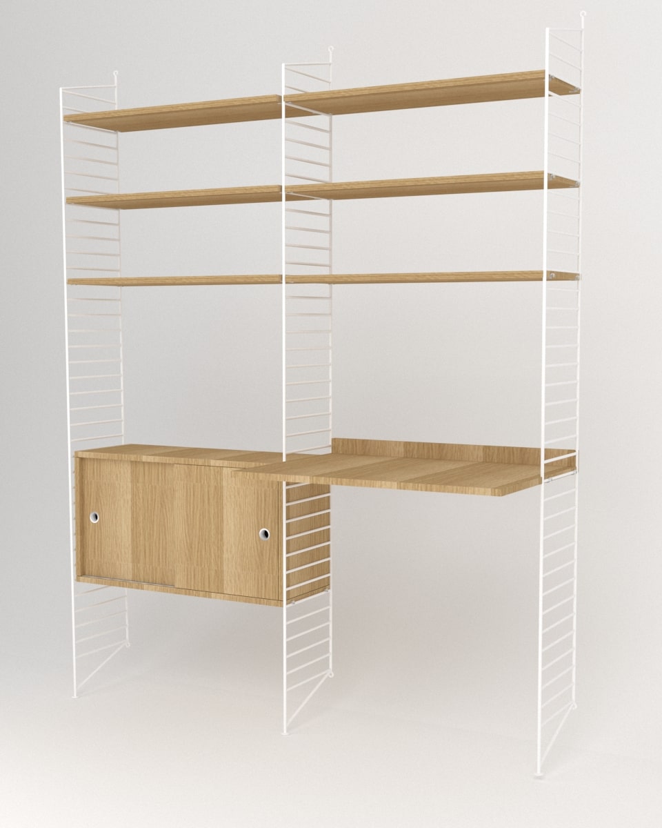 עמדת עבודה ומדפים - Idana Furniture