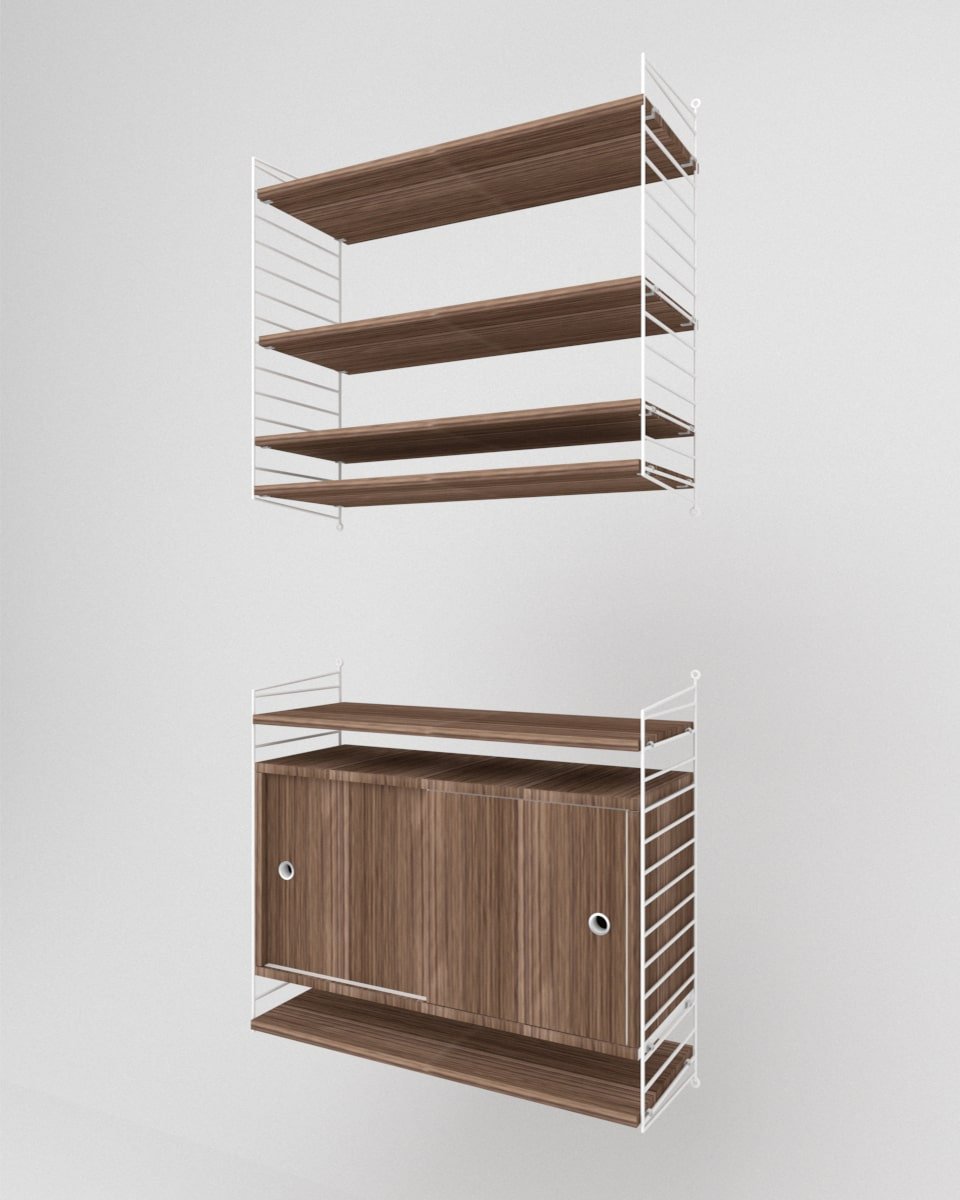 שידת אחסון תלויה ומדפים - Idana Furniture