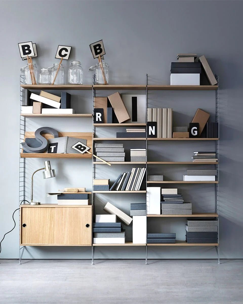 מערכת מדפים מודולרית String – הפתרון שגדל איתכם