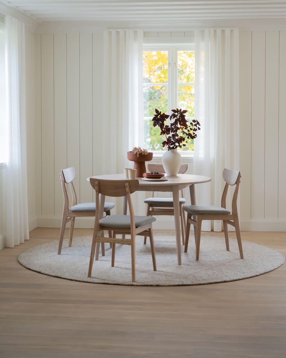 שולחן אוכל עגול נפתח Tyler - Idana Furniture