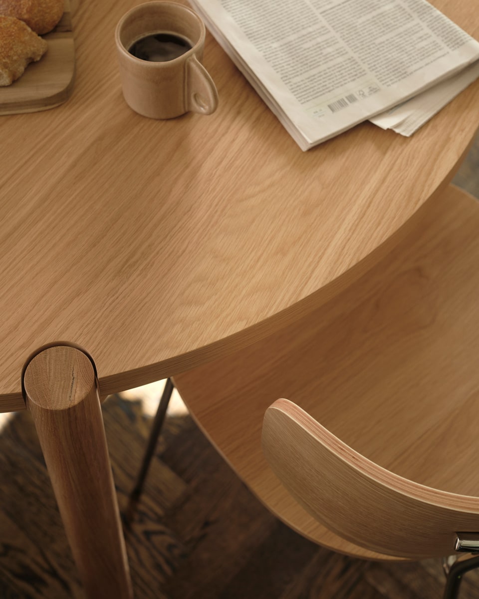 שולחן עגול נפתח 120 - 220 Owen - Idana Furniture