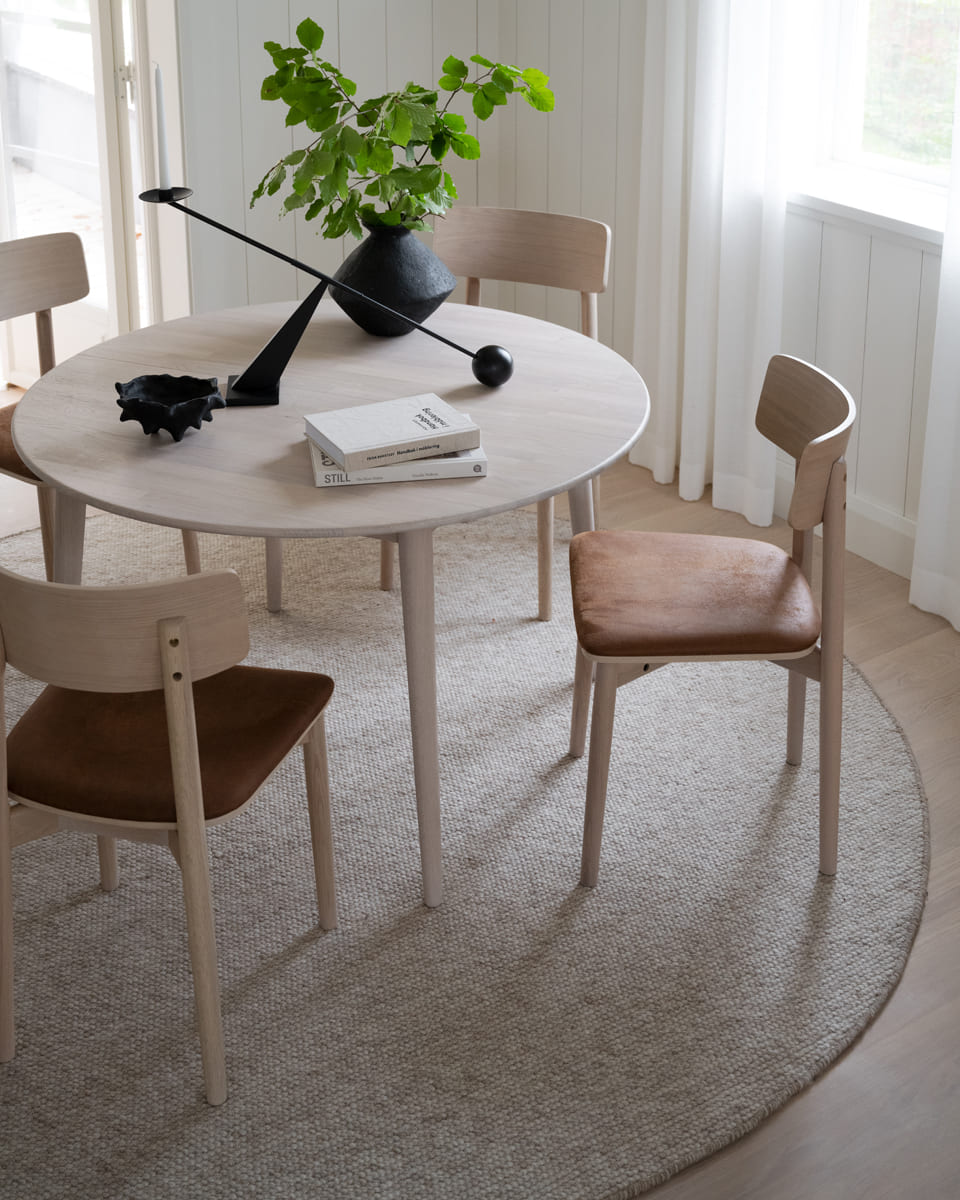 שולחן אוכל עגול נפתח Tyler - Idana Furniture