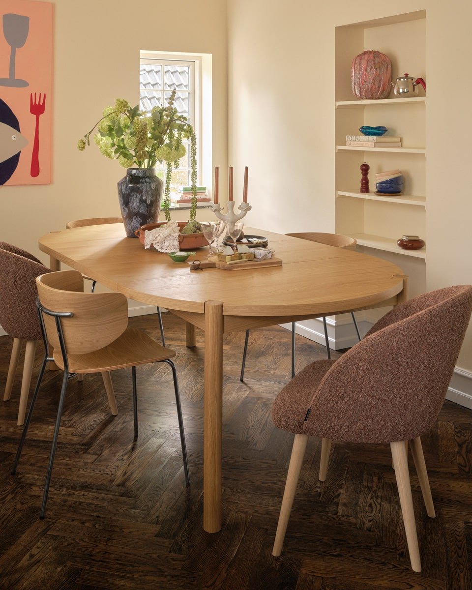 שולחן עגול נפתח 120 - 220 Owen - Idana Furniture