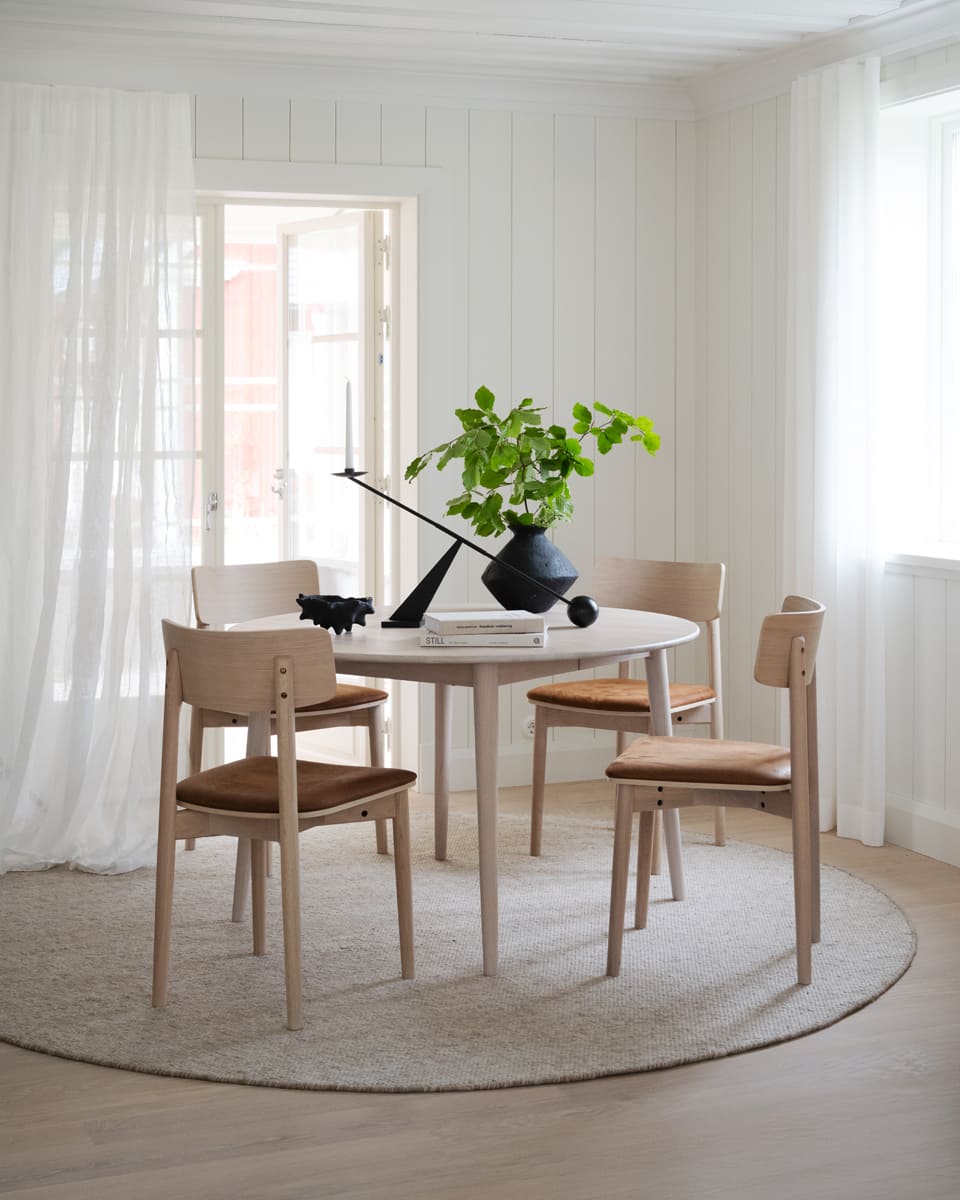 שולחן אוכל עגול נפתח Tyler - Idana Furniture
