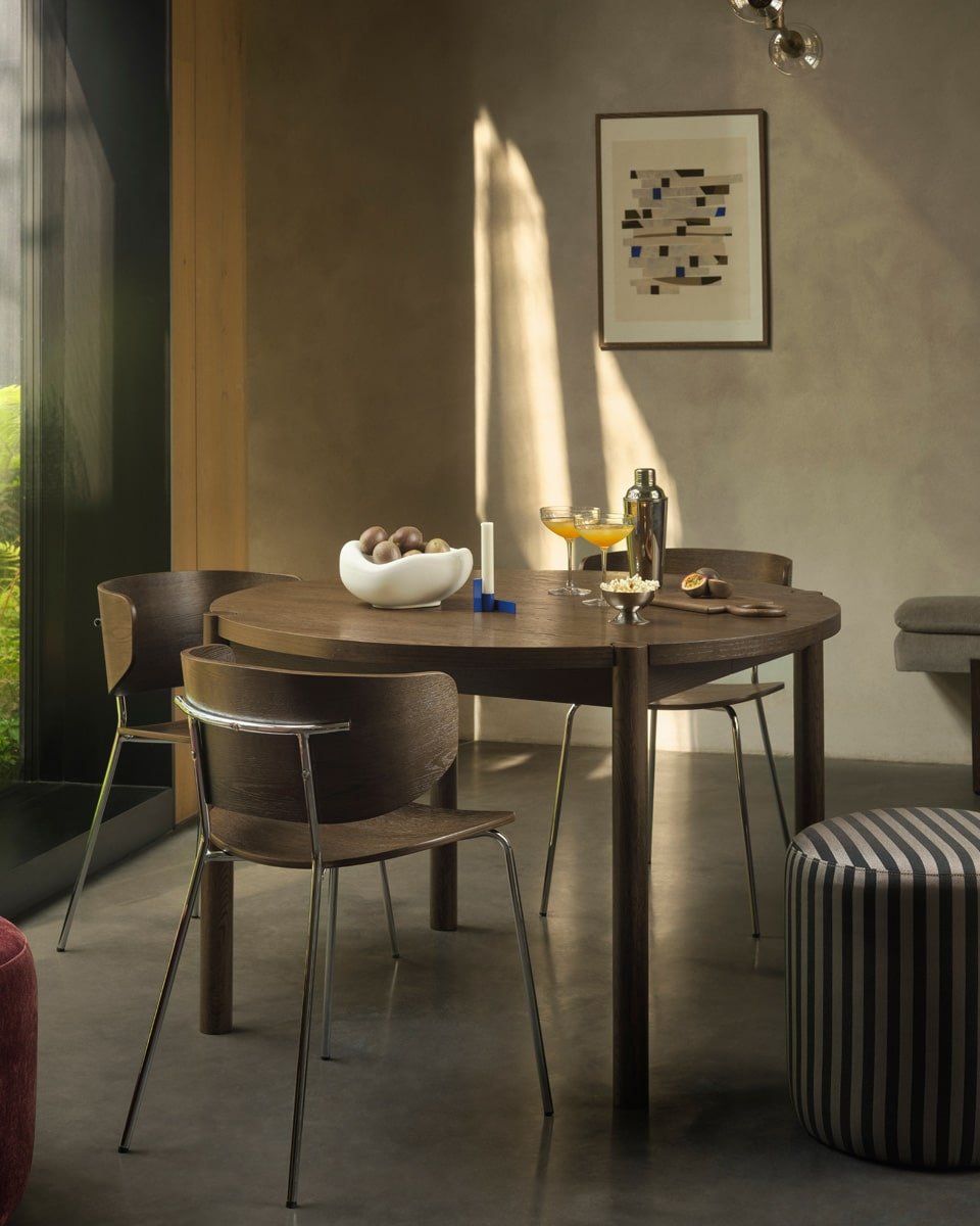 שולחן עגול נפתח 120 - 220 Owen - Idana Furniture