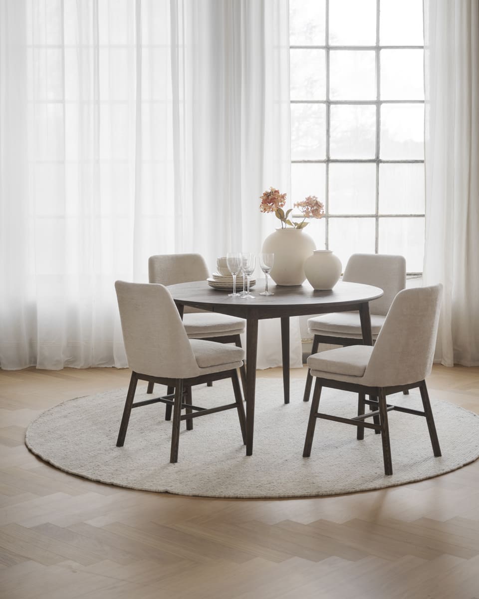 שולחן אוכל עגול נפתח Tyler - Idana Furniture