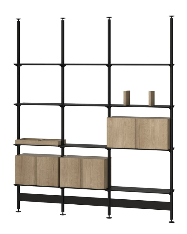 ספריית מדפים רחבה Pira תלוית תקרה - Idana Furniture