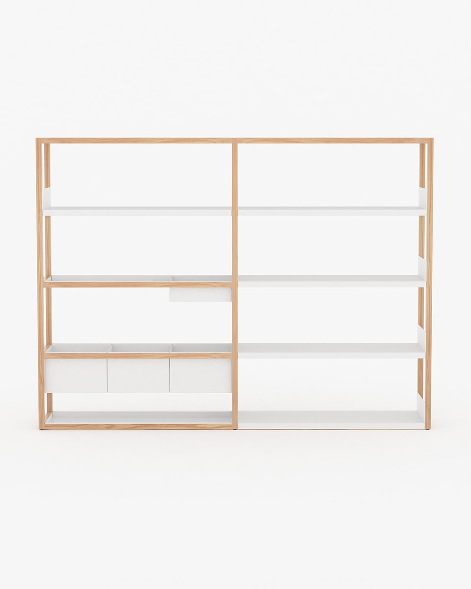 ספריית Lap Shelving medium - Idana Furniture