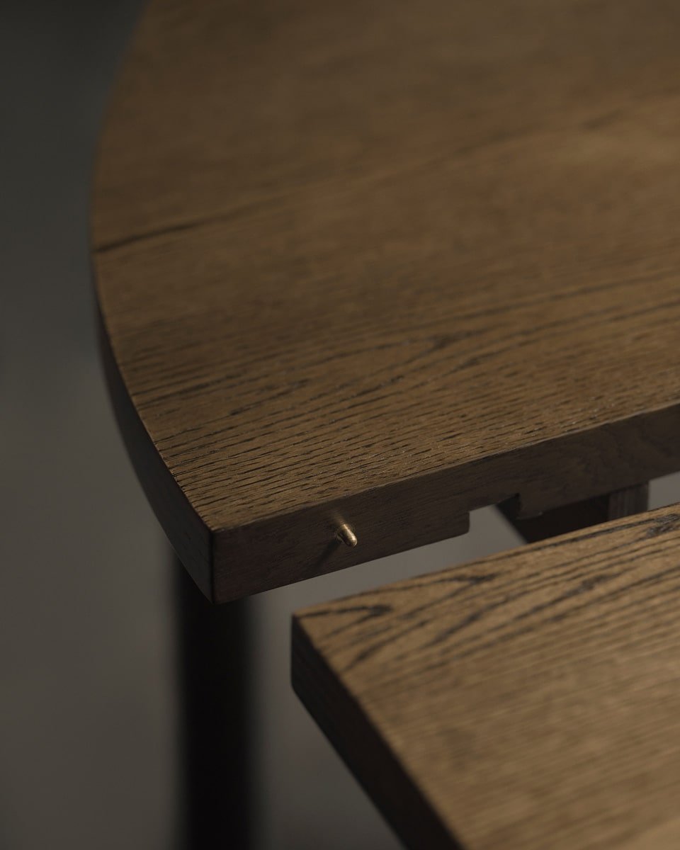 שולחן עגול נפתח 120 - 220 Owen - Idana Furniture