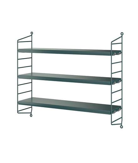 סט מדפי עץ Pocket String מתצוגה