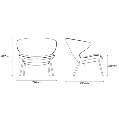 כורסת לאונג' Ella - Idana Furniture