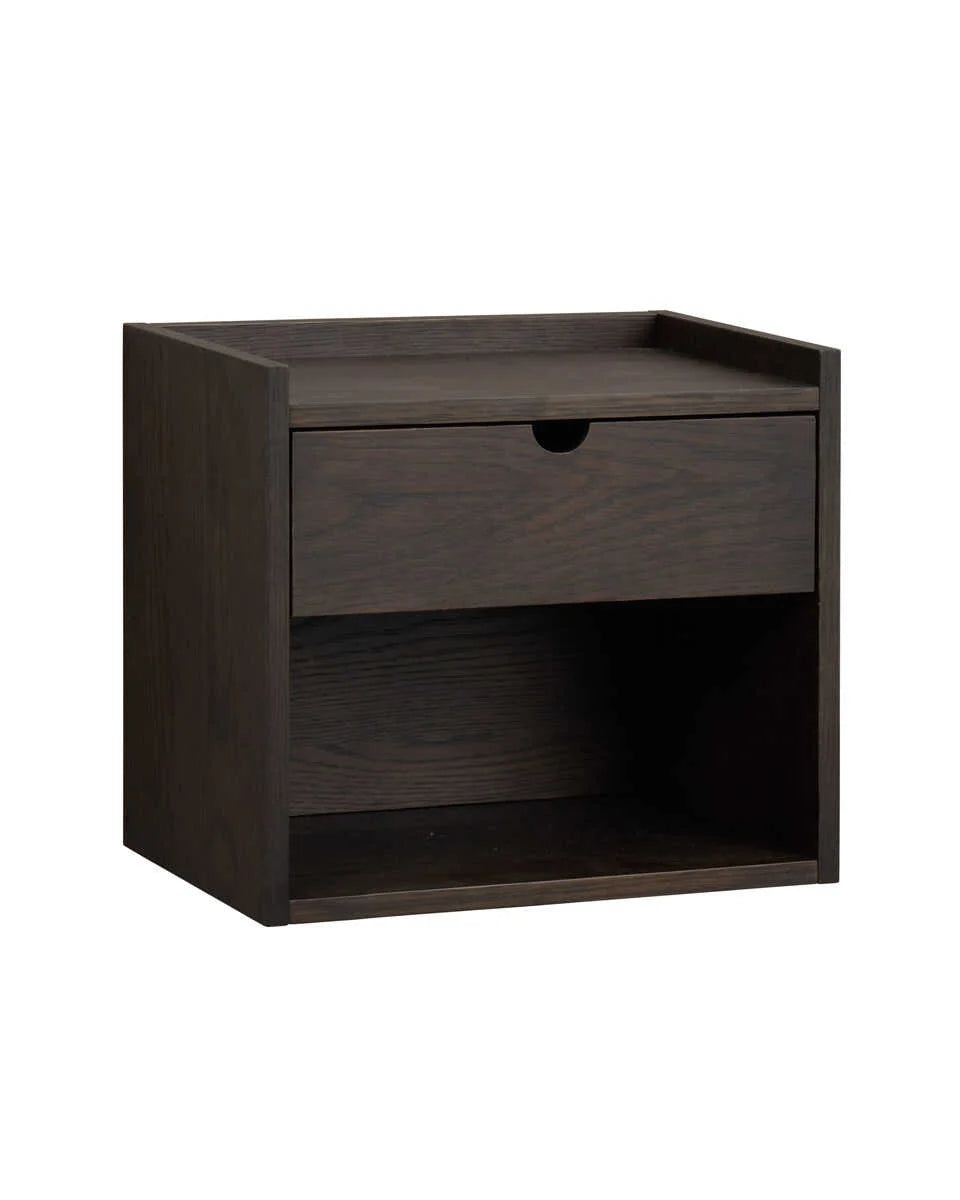 שידת לילה שידת צד מגירות לצד מיטה ארונית מגירה ליד מיטה שידת מיטה מעץ שידת לילה לחדר שינה שידות לחדר שינה עץ אגוז חום (2)