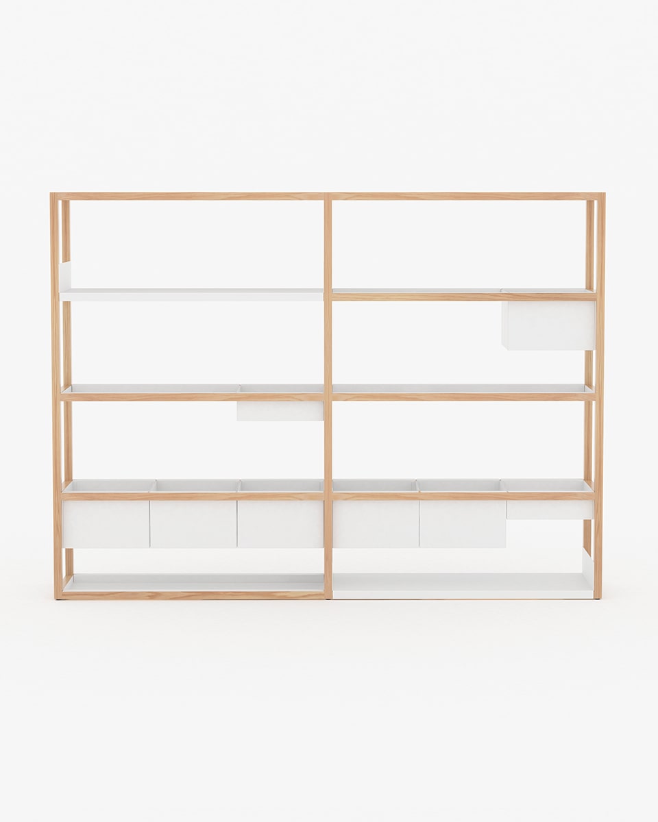 ספריית Lap Shelving medium - Idana Furniture