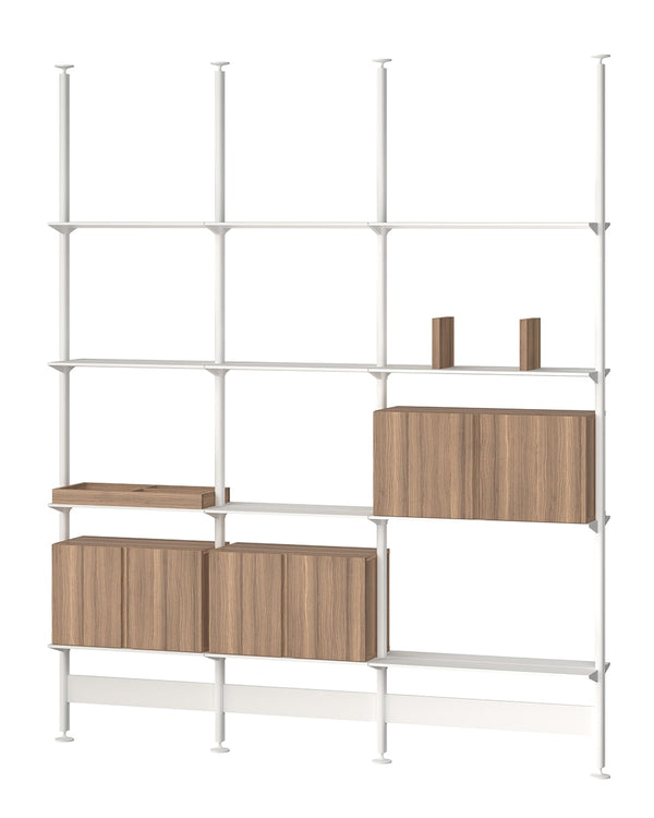 ספריית מדפים רחבה Pira תלוית תקרה - Idana Furniture