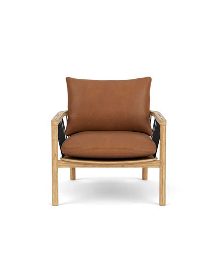 כורסת עץ אלון טבעי Enzo - Idana Furniture