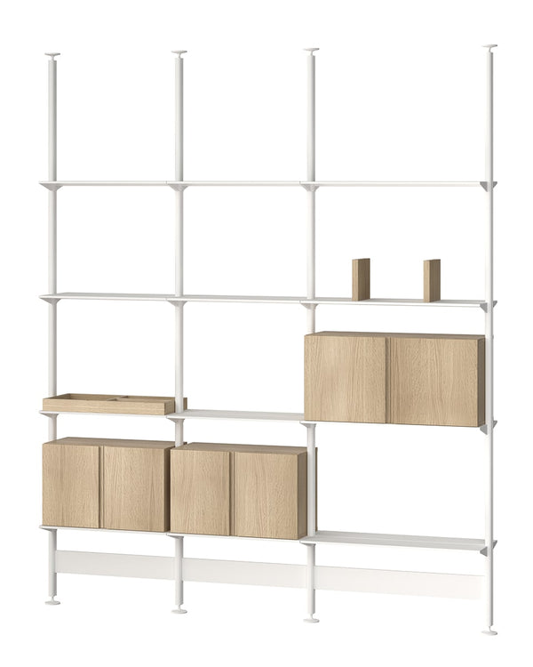ספריית מדפים רחבה Pira תלוית תקרה - Idana Furniture